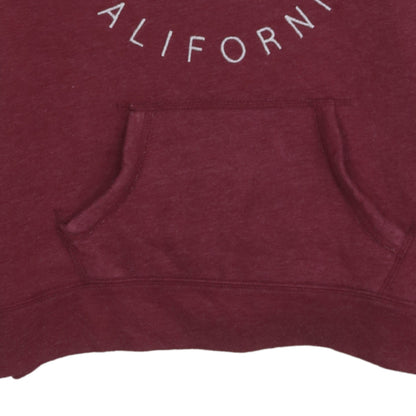 Womens UK Size XS Hollister Red Pullover Hoodie