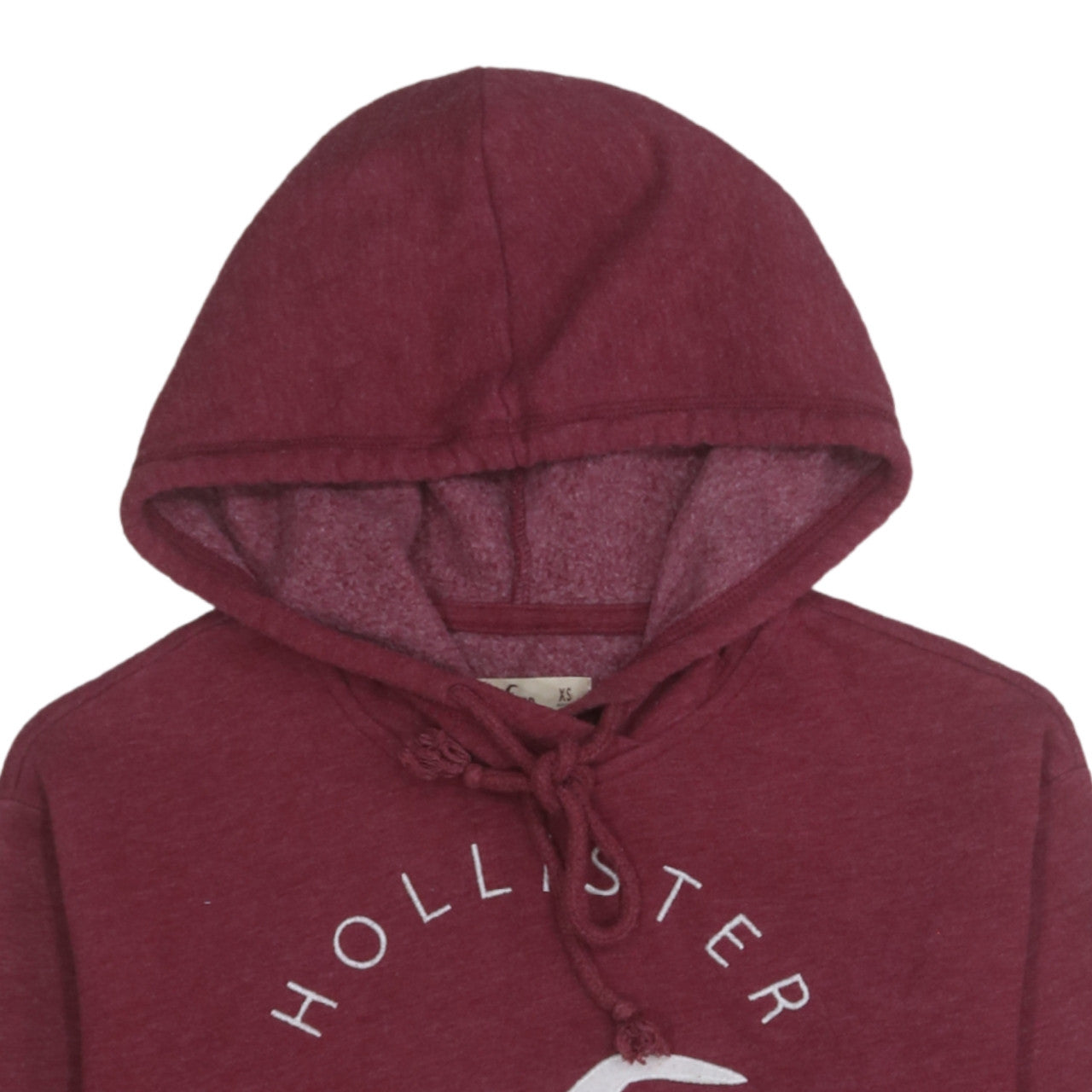 Womens UK Size XS Hollister Red Pullover Hoodie