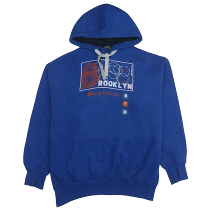 Mens UK Size XXL Cargo Quay Blue Pullover Hoodie