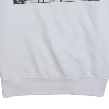Mens UK Size L Primark White Pullover Sweatshirt