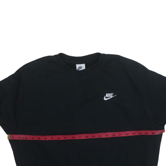 Mens UK Size M Nike Black Pullover Sweatshirt