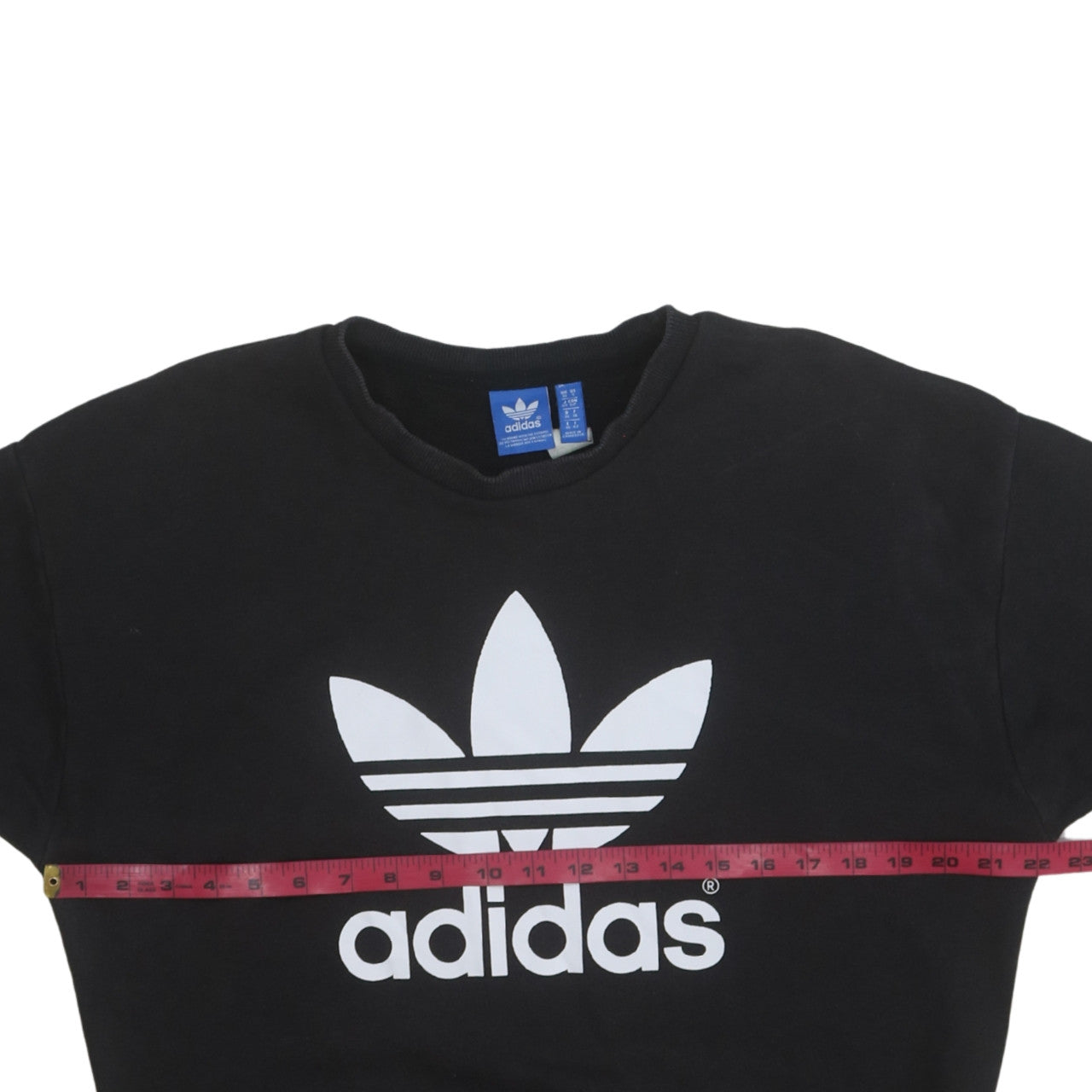 Womens UK Size 10 adidas Black Pullover Sweatshirt
