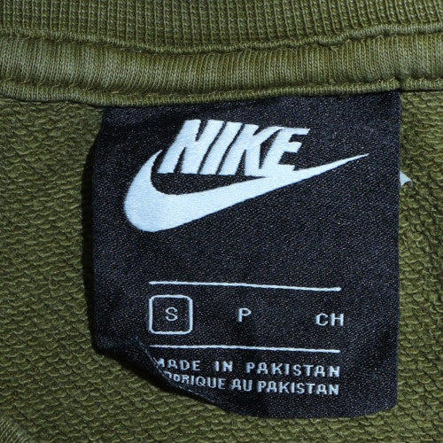 Womens UK Size S Nike Green Pullover Sweatshirt