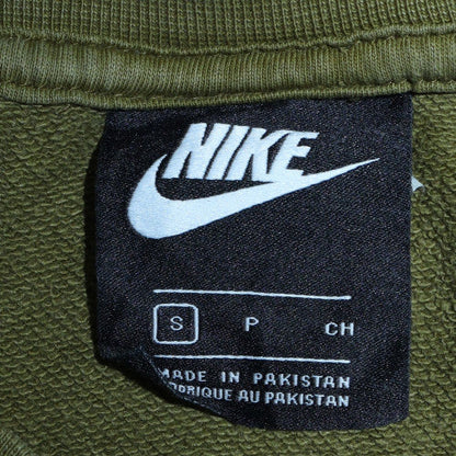 Womens UK Size S Nike Green Pullover Sweatshirt