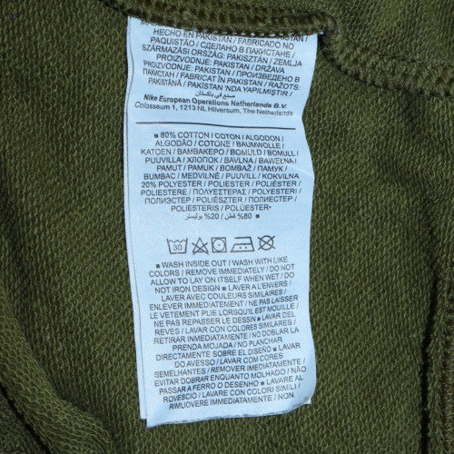 Womens UK Size S Nike Green Pullover Sweatshirt