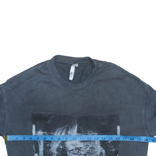 Mens UK Size S Poco by Pippa Grey Pullover Sweatshirt