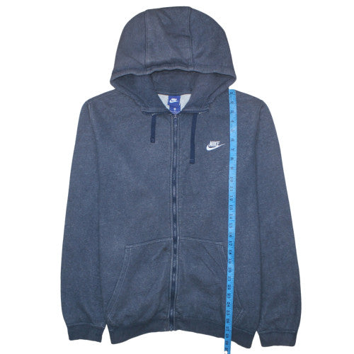 Mens UK Size XL Nike Blue Full Zip Hoodie