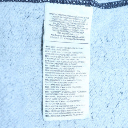 Mens UK Size XL Nike Blue Full Zip Hoodie