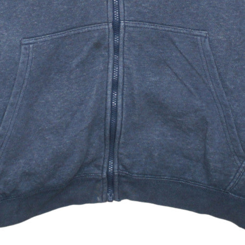 Mens UK Size XL Nike Blue Full Zip Hoodie
