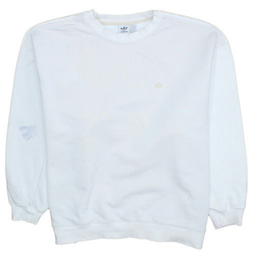 Womens UK Size 10 adidas White Pullover Sweatshirt