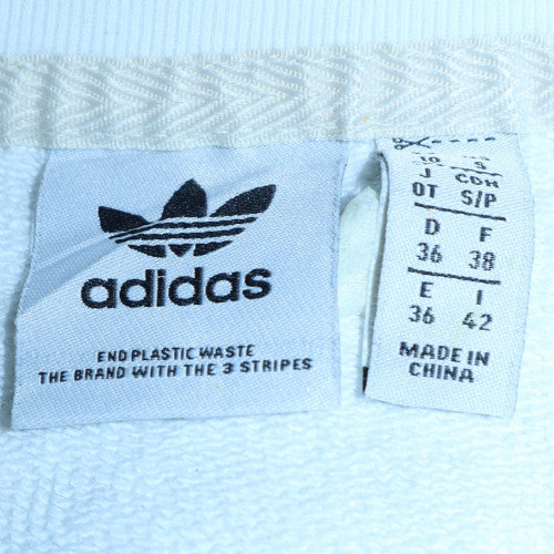 Womens UK Size 10 adidas White Pullover Sweatshirt