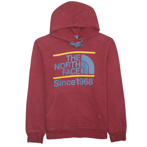 Mens UK Size S The North Face Red Pullover Hoodie