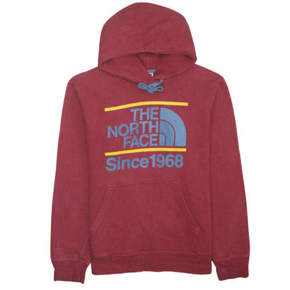 Mens UK Size S The North Face Red Pullover Hoodie