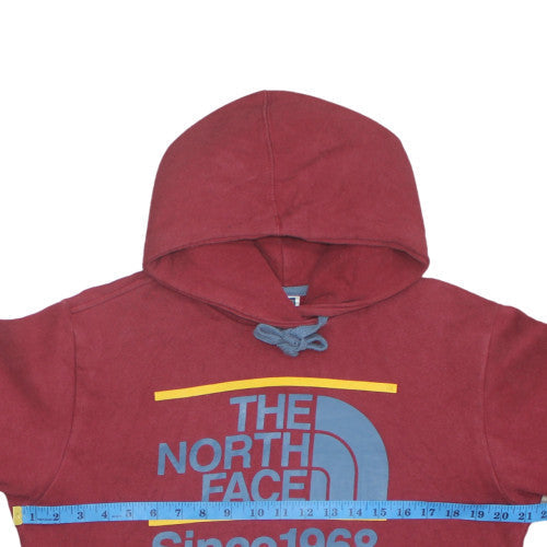 Mens UK Size S The North Face Red Pullover Hoodie