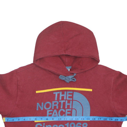 Mens UK Size S The North Face Red Pullover Hoodie