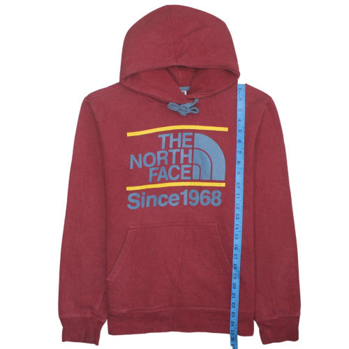 Mens UK Size S The North Face Red Pullover Hoodie
