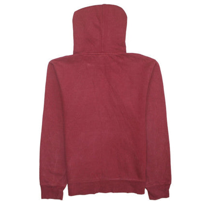 Mens UK Size S The North Face Red Pullover Hoodie