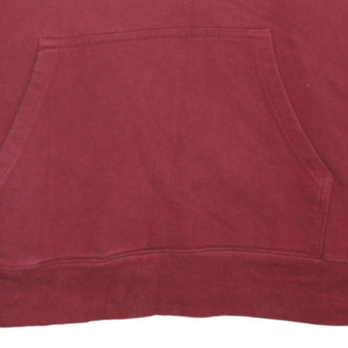 Mens UK Size S The North Face Red Pullover Hoodie