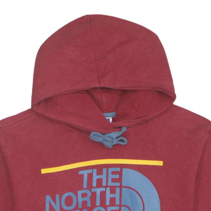 Mens UK Size S The North Face Red Pullover Hoodie