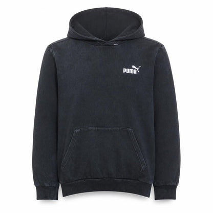 Mens UK Size M PUMA Black Pullover Hoodie