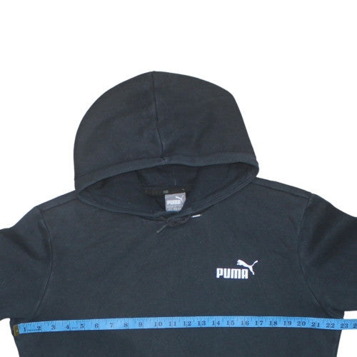 Mens UK Size M PUMA Black Pullover Hoodie