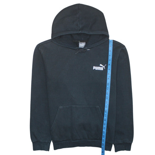 Mens UK Size M PUMA Black Pullover Hoodie