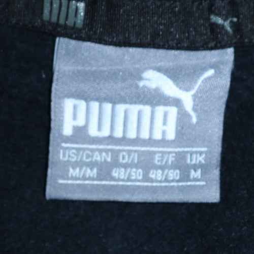 Mens UK Size M PUMA Black Pullover Hoodie