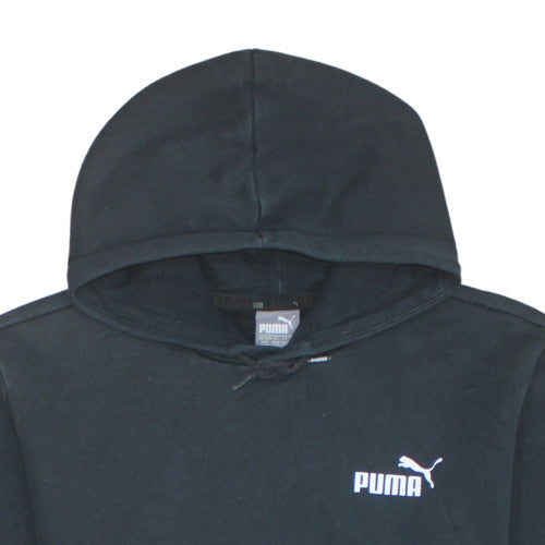Mens UK Size M PUMA Black Pullover Hoodie