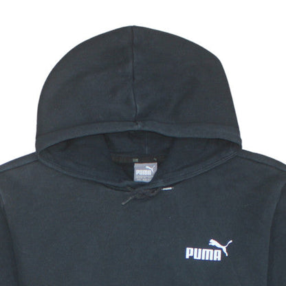 Mens UK Size M PUMA Black Pullover Hoodie