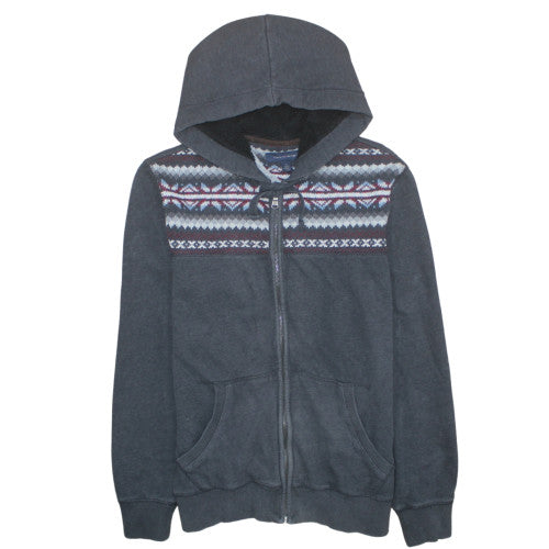 Mens UK Size M Tommy Hilfiger Grey Full Zip Hoodie