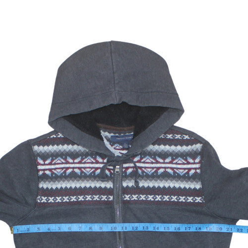 Mens UK Size M Tommy Hilfiger Grey Full Zip Hoodie
