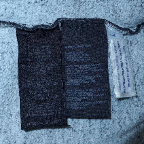 Mens UK Size M Tommy Hilfiger Grey Full Zip Hoodie