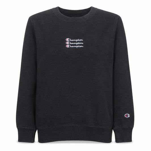 Womens UK Size S Champion Black Pullover Sweatshirt
