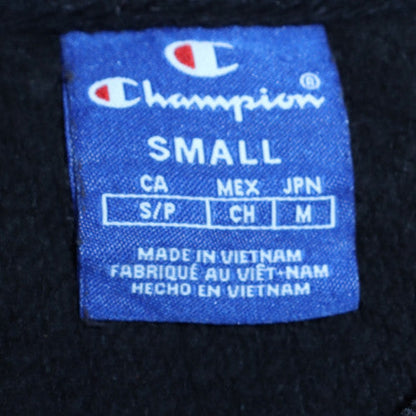 Womens UK Size S Champion Black Pullover Sweatshirt