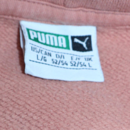 Womens UK Size L PUMA Pink Pullover Hoodie