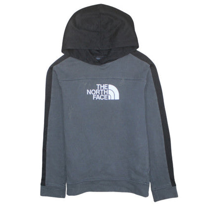 The North Face Boys Black/Grey Pullover Hoodie XL Cotton Blend Casual