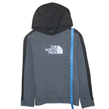 The North Face Boys Black/Grey Pullover Hoodie XL Cotton Blend Casual