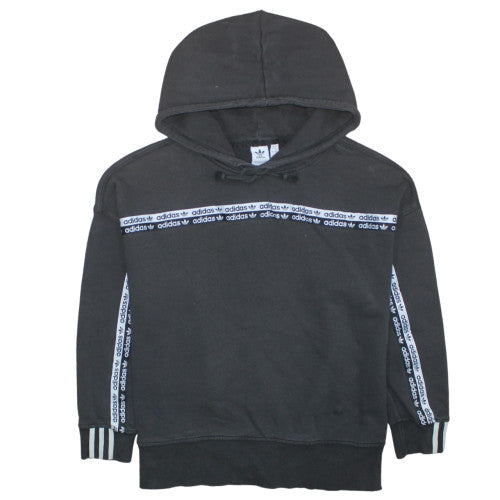 Womens UK Size 14 adidas Black Pullover Hoodie