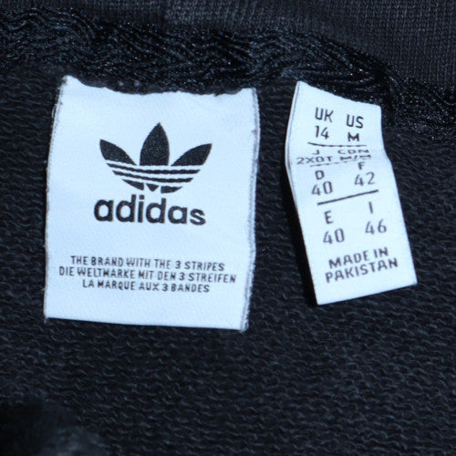 Womens UK Size 14 adidas Black Pullover Hoodie