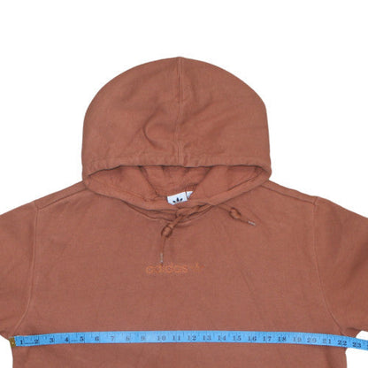 Womens UK Size 10 adidas Brown Pullover Hoodie