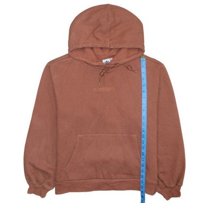 Womens UK Size 10 adidas Brown Pullover Hoodie