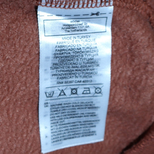 Womens UK Size 10 adidas Brown Pullover Hoodie
