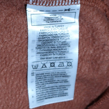 Womens UK Size 10 adidas Brown Pullover Hoodie