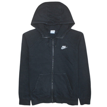 Mens UK Size M Nike Black Full Zip Hoodie