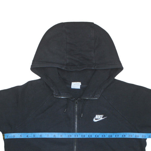 Mens UK Size M Nike Black Full Zip Hoodie