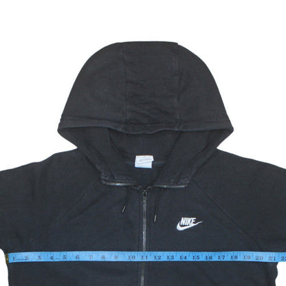 Mens UK Size M Nike Black Full Zip Hoodie