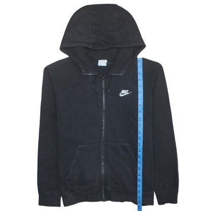 Mens UK Size M Nike Black Full Zip Hoodie
