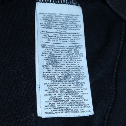 Mens UK Size M Nike Black Full Zip Hoodie