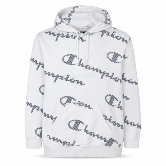 Womens UK Size M Champion White Pullover Hoodie