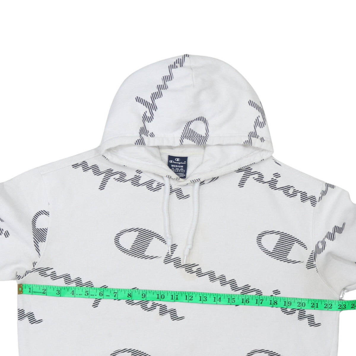 Womens UK Size M Champion White Pullover Hoodie